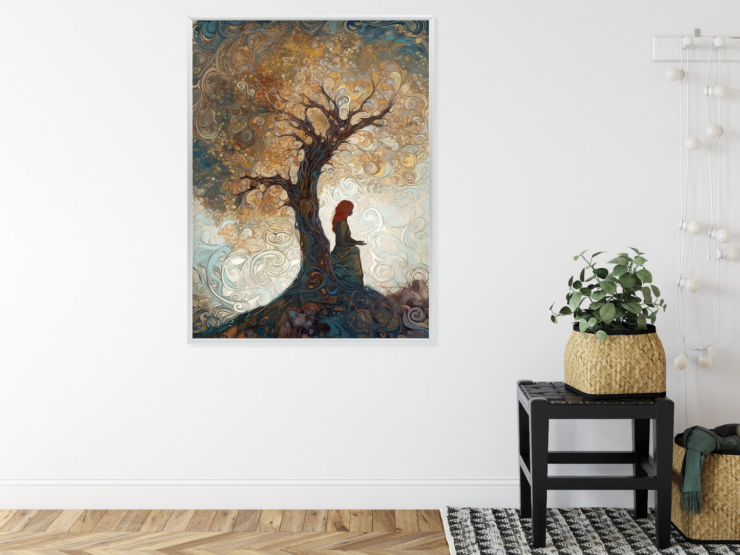Poster Frau Und Der Baum Des Lebens