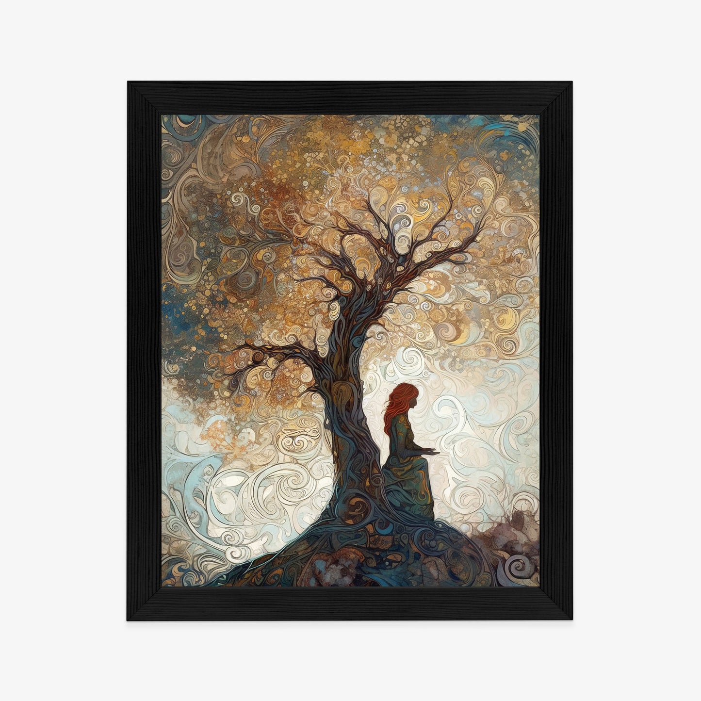 Poster Frau Und Der Baum Des Lebens