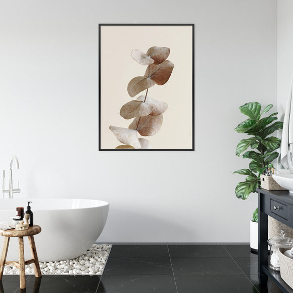 Poster Zweig Mit Trockenen Eukalyptusblättern