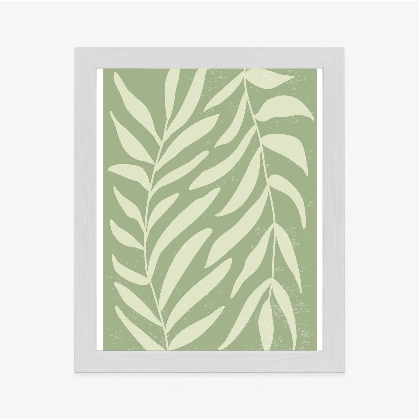Poster Botanik Im Stil Von Matisse Rahmen Holz Mit Passepartout Farbe Natürlich