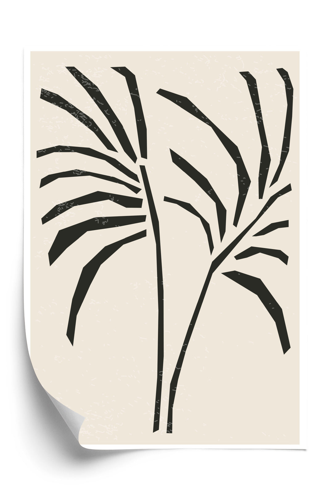Poster Blätter Im Matisse-Stil