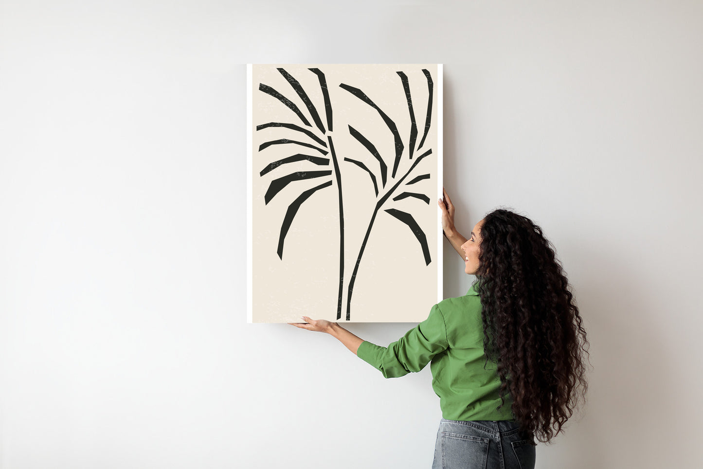 Poster Blätter Im Matisse-Stil