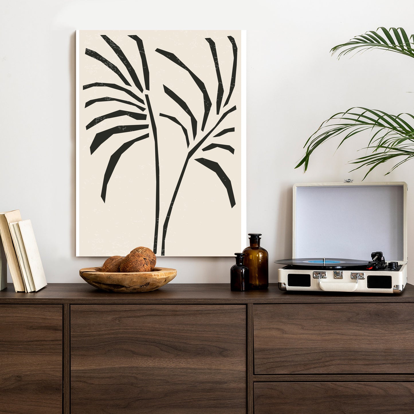 Poster Blätter Im Matisse-Stil