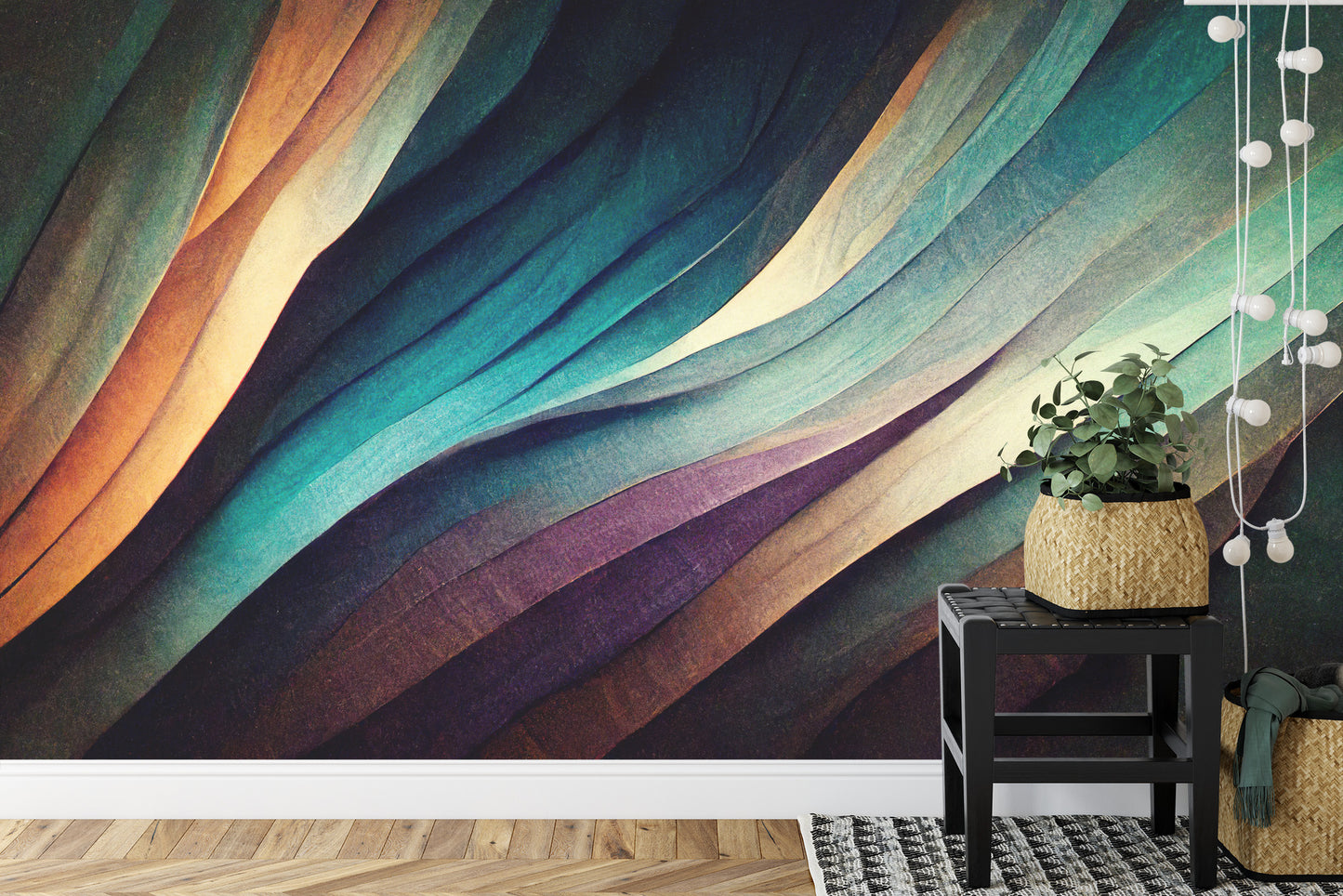 Fototapete Organic Lines As Abstract Wallpaper Background Design
