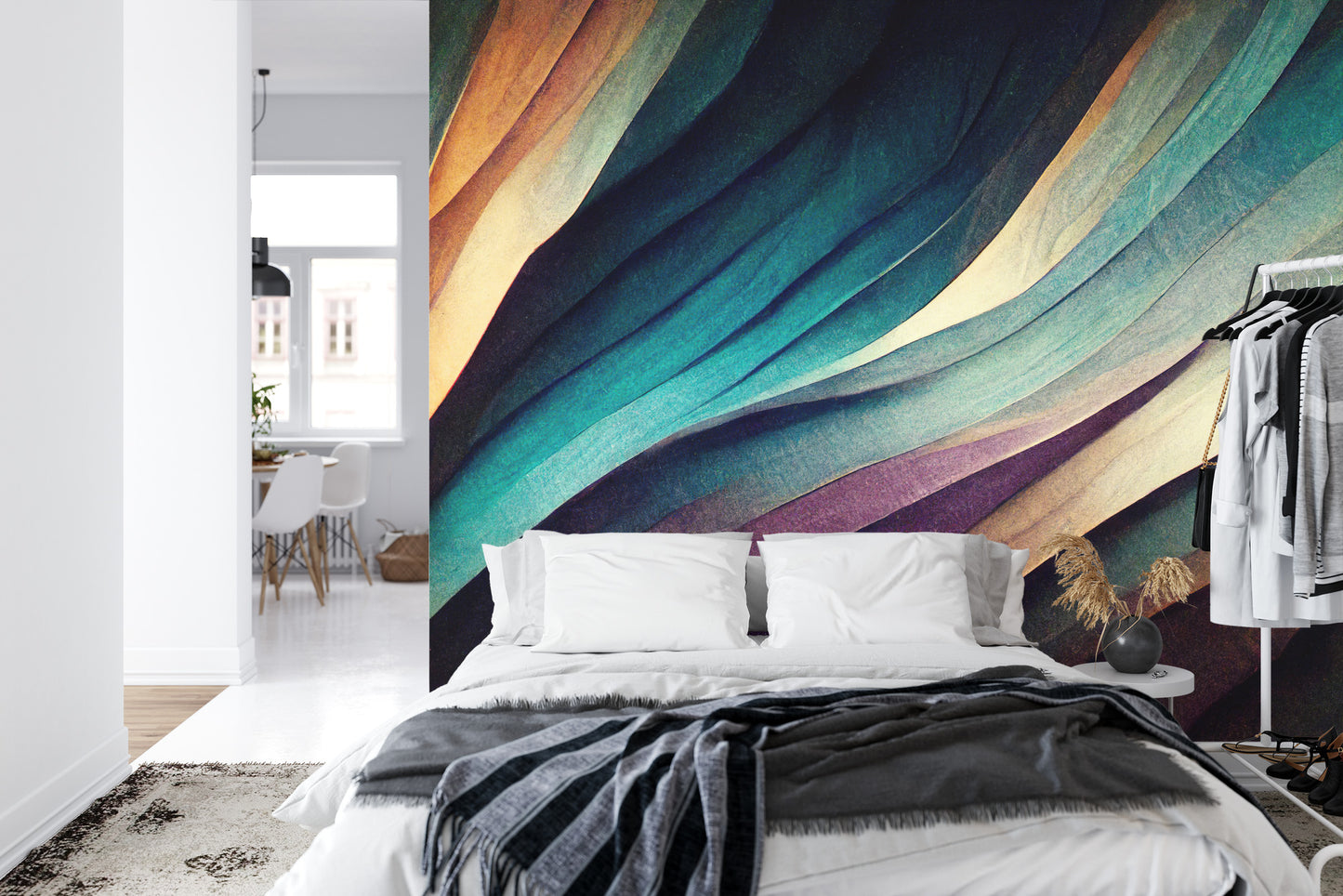Fototapete Organic Lines As Abstract Wallpaper Background Design