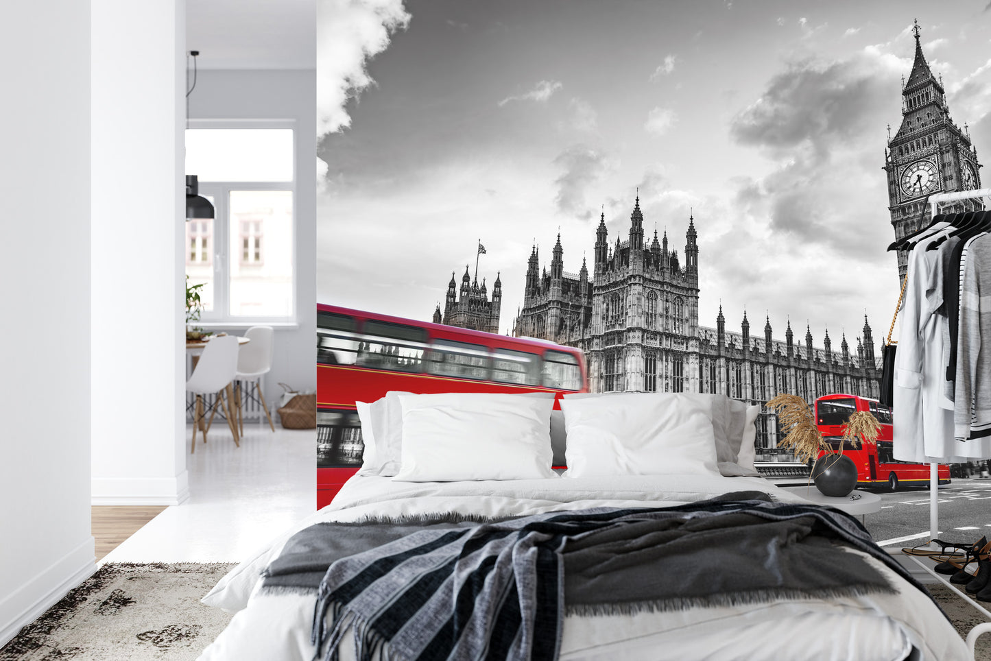 Fototapete London Schwarz Und Weiß