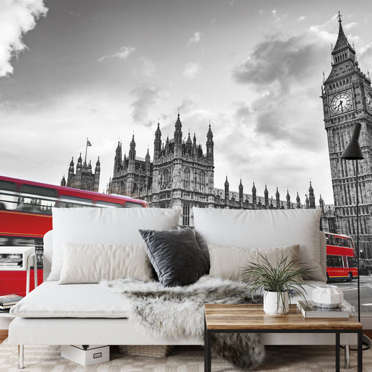Fototapete London Schwarz Und Weiß
