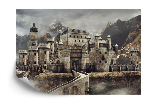 Fototapete Mittelalterliche Fantasie-Burg