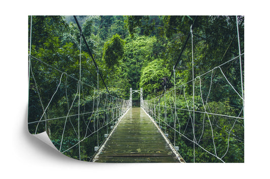 Fototapete Hängebrücke