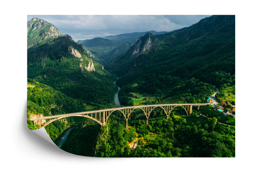 Fototapete 3D-Brücke