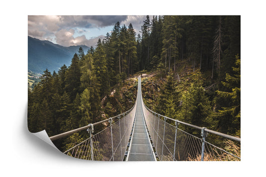 Fototapete Die Hängebrücke