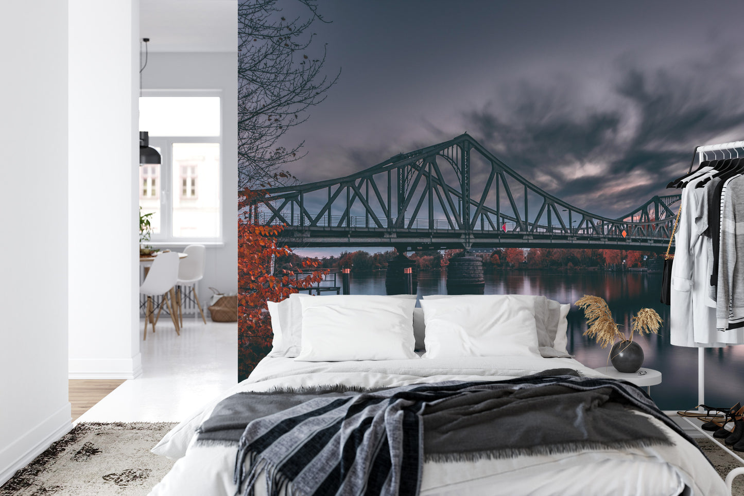 Fototapete 3D-Brücke