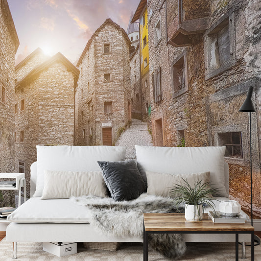 Fototapete Gasse 3D