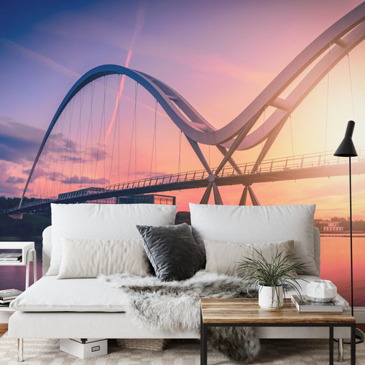 Fototapete 3D-Brücke