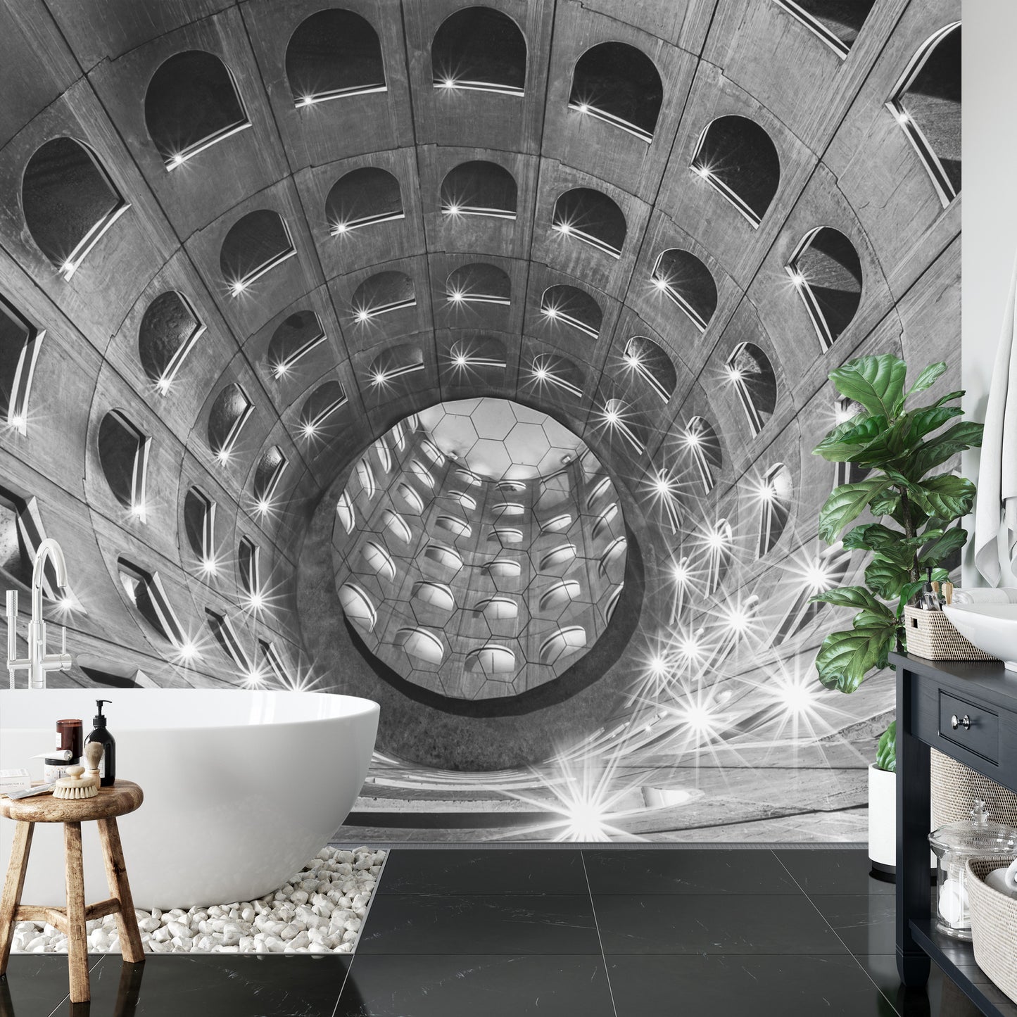 Fototapete 3D Tunnel - Für Das Wohnzimmer