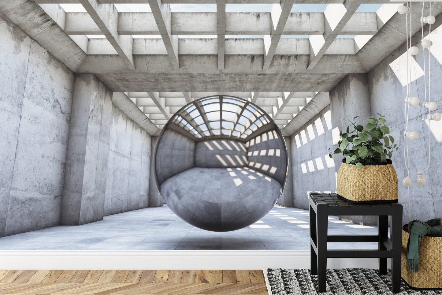 Fototapete 3D Tunnel - Fürs Wohnzimmer
