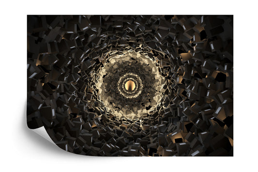 Fototapete 3D Tunnel - Tiefe
