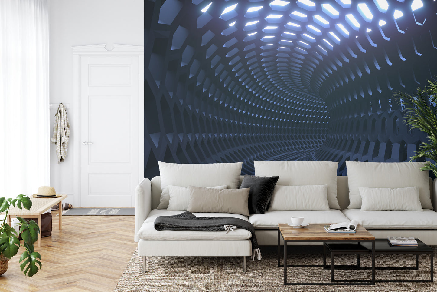 Fototapete 3D Tunnel - Abstraktion