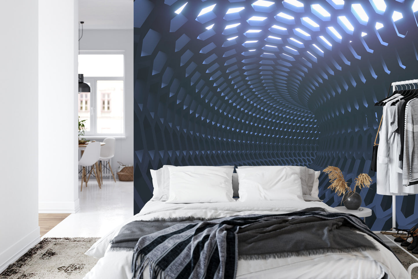 Fototapete 3D Tunnel - Abstraktion