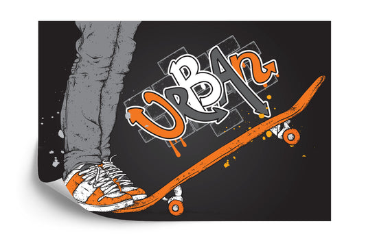 Fototapete Skater Und Skateboard