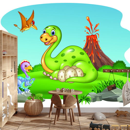Fototapete Dinosaurier Auf Der Lichtung