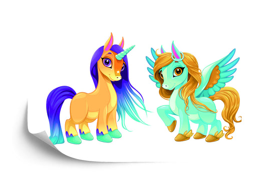 Fototapete Einhorn Und Pegasus