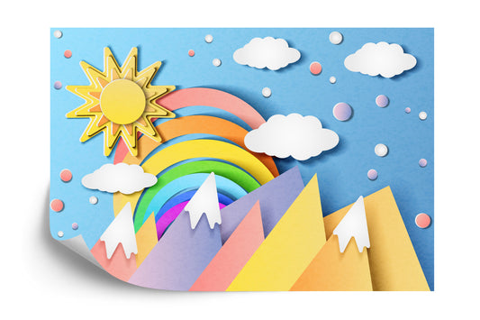 Fototapete Für Kinder - Bunte Landschaft