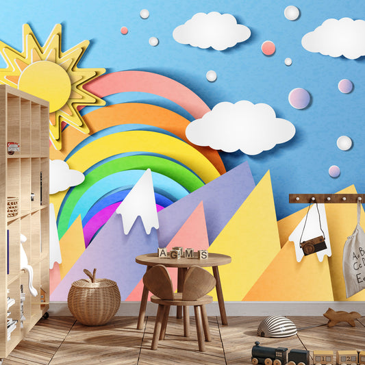 Fototapete Für Kinder - Bunte Landschaft