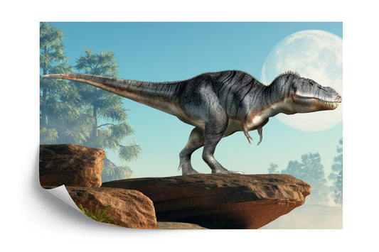 Fototapete Dinosaurier Auf Den Felsen