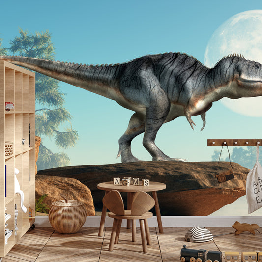 Fototapete Dinosaurier Auf Den Felsen