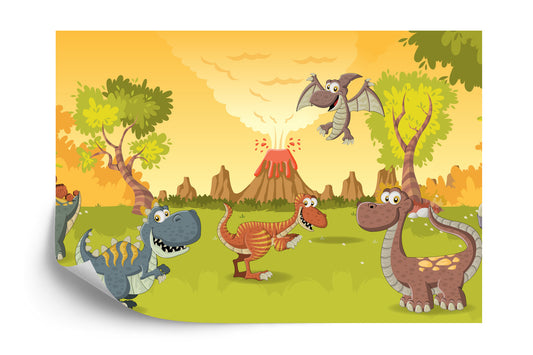 Fototapete Märchenhafte Dinosaurier