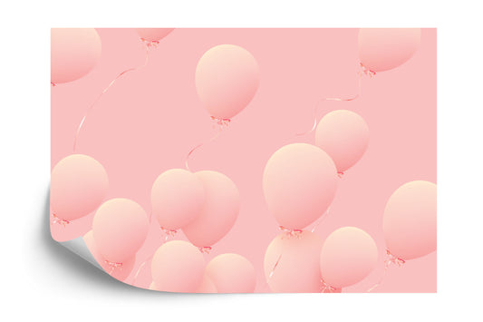 Fototapete Rosa Ballons