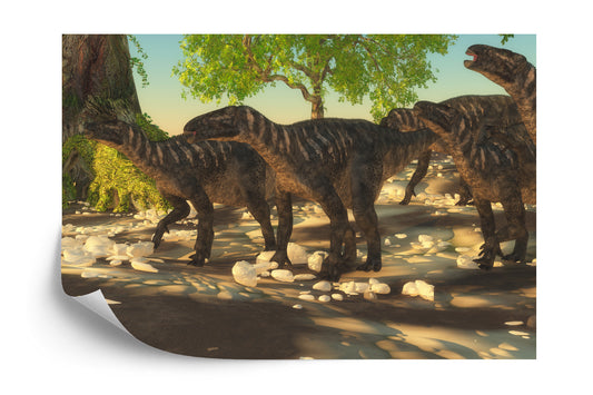 Fototapete Dinosaurier Und Natur