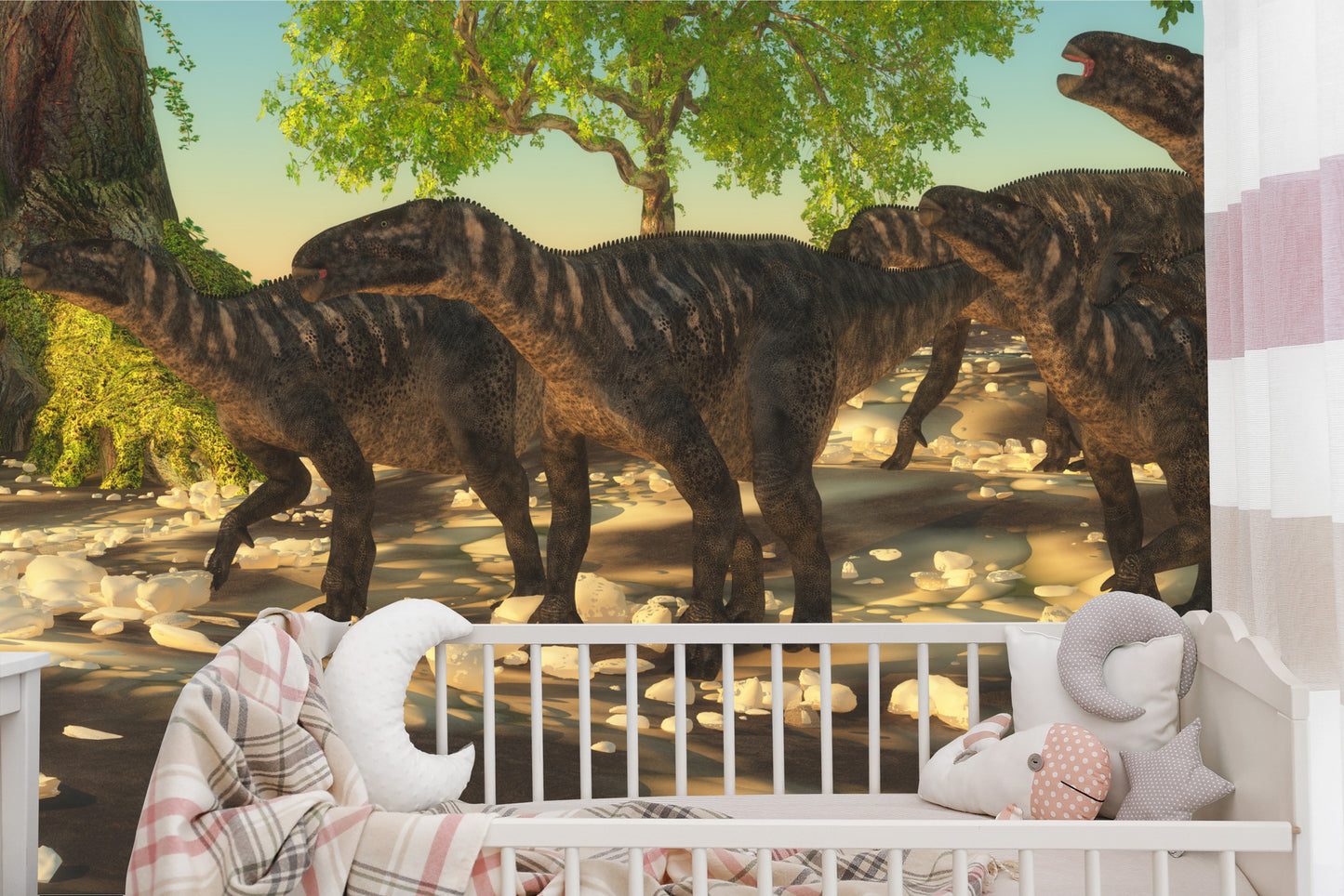 Fototapete Dinosaurier Und Natur