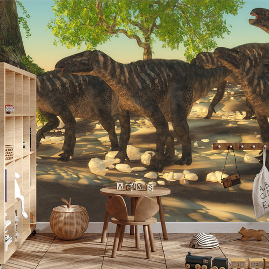 Fototapete Dinosaurier Und Natur