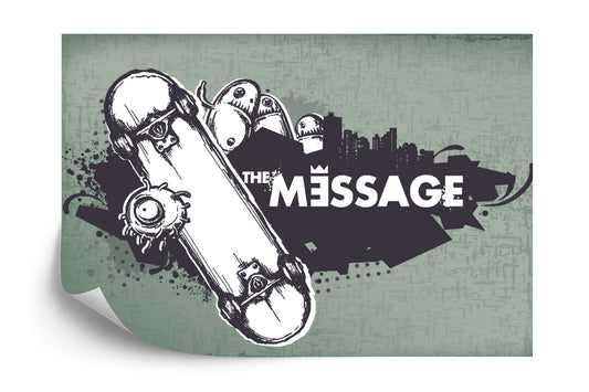 Fototapete Skateboarding-Graffiti-Stil Ve90-60
