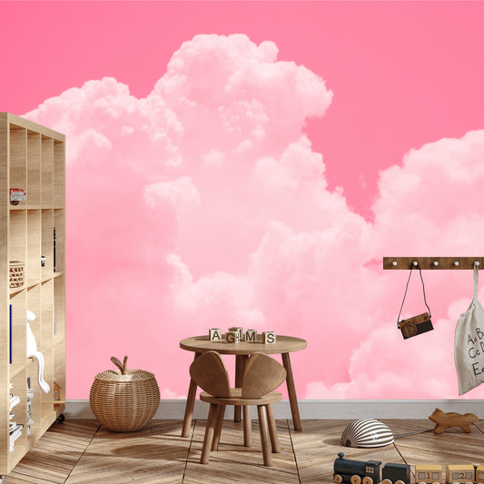 Fototapete Rosa Wolken