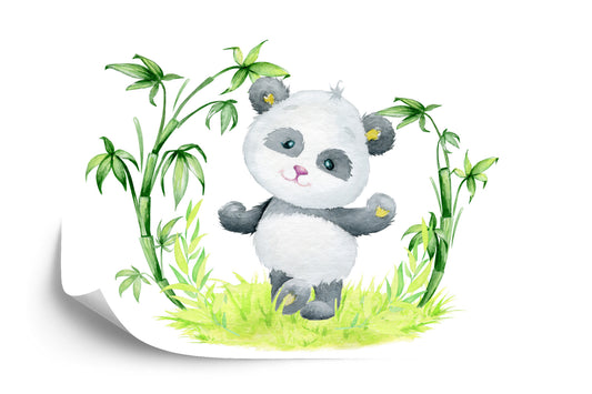 Fototapete Panda Und Bambus