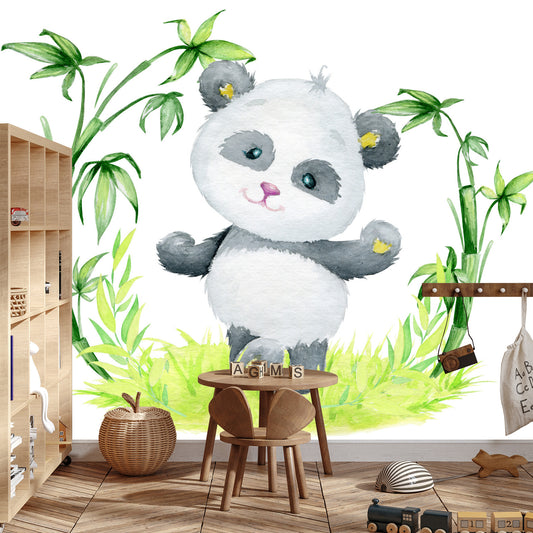 Fototapete Panda Und Bambus