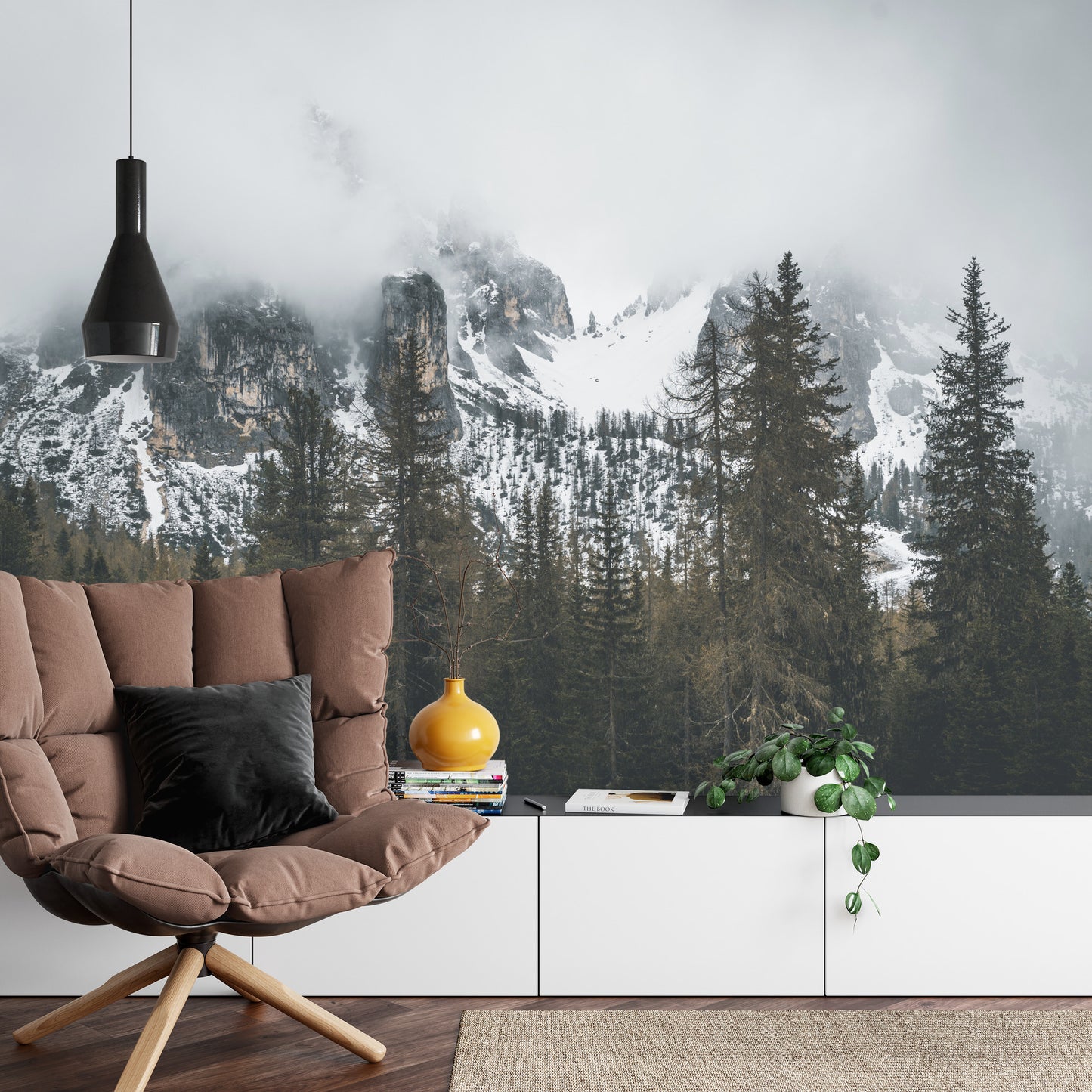 Fototapete Wald Im Nebel