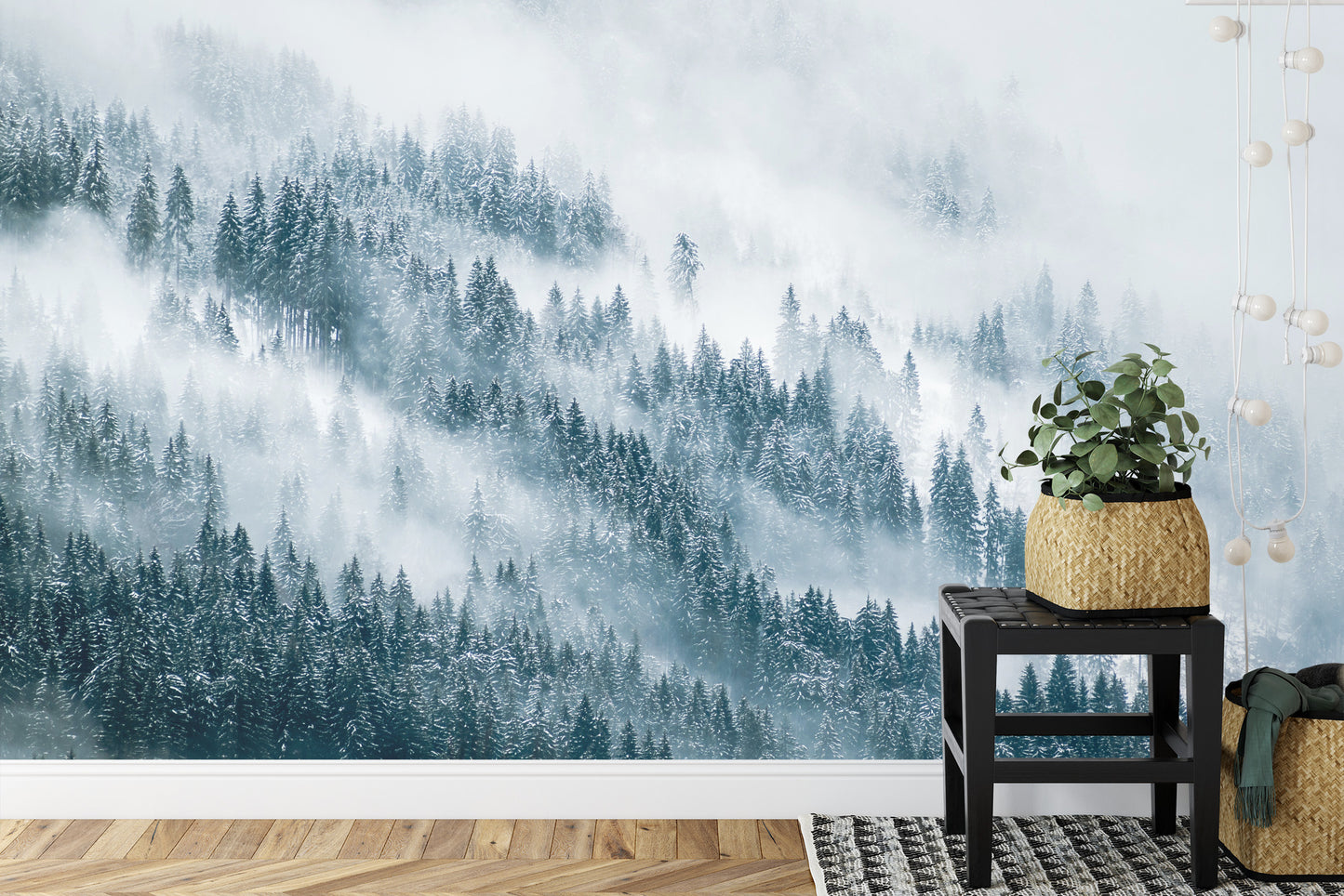 Fototapete Wald Im Nebel