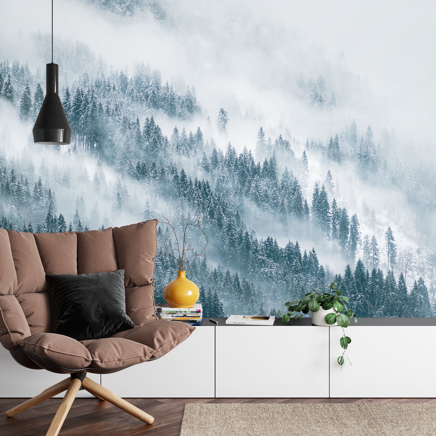 Fototapete Wald Im Nebel