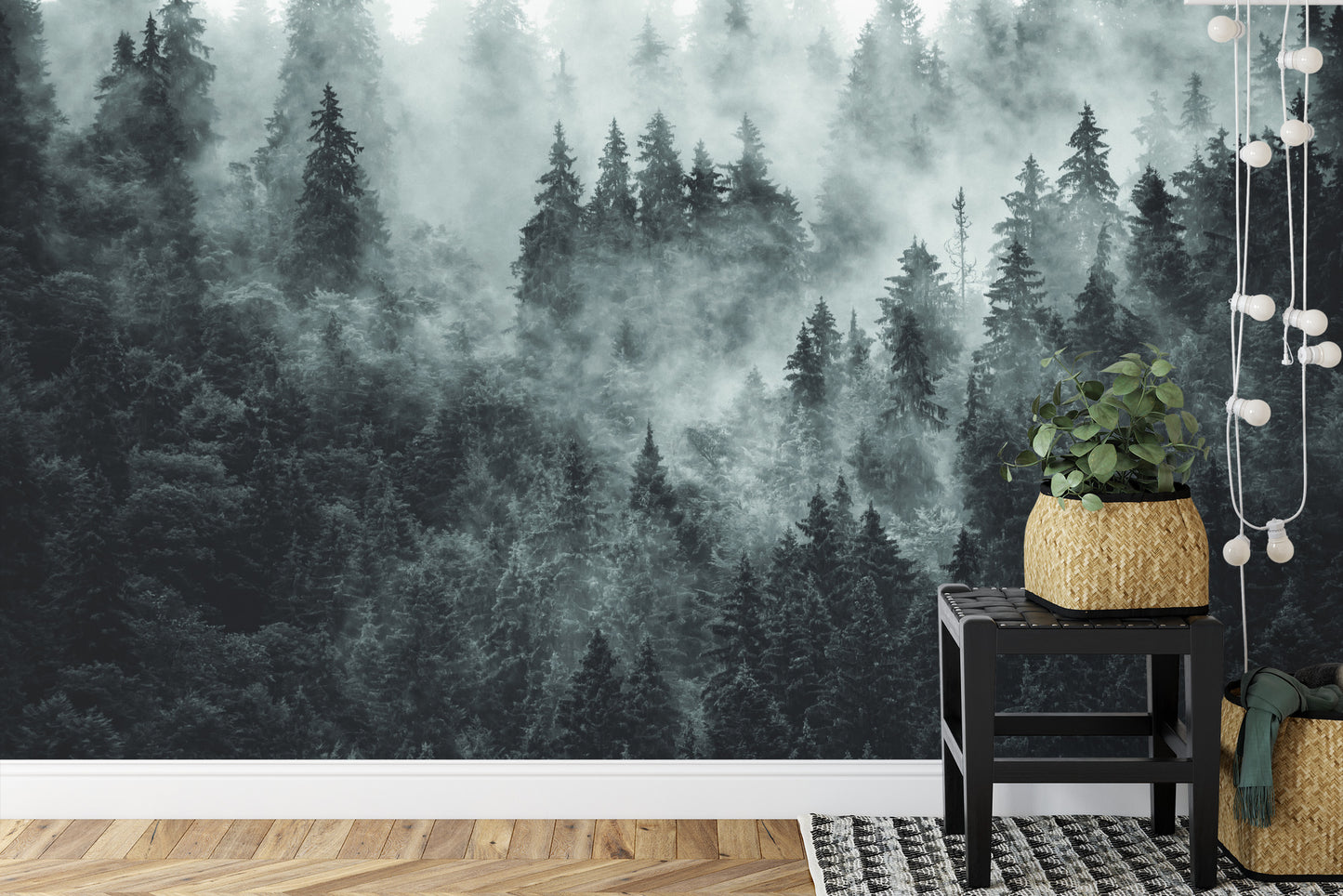 Fototapete Wald Im Nebel