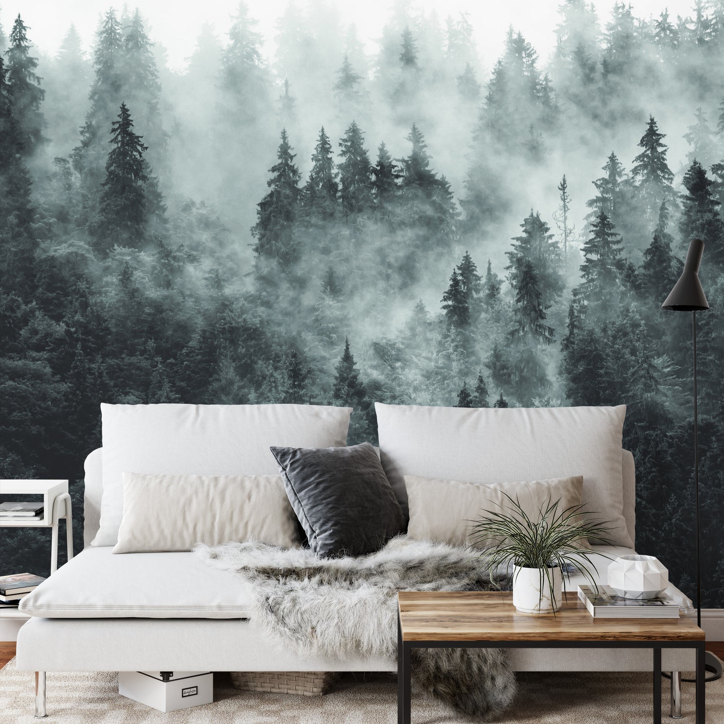 Fototapete Wald Im Nebel