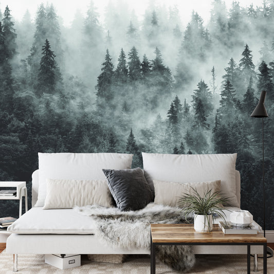 Fototapete Wald Im Nebel