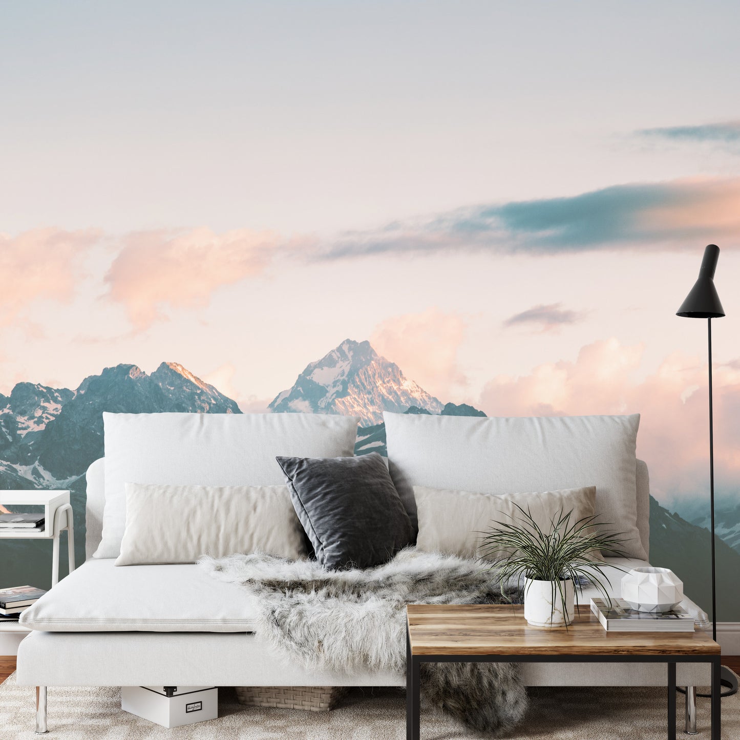 Fototapete Bergspitzen