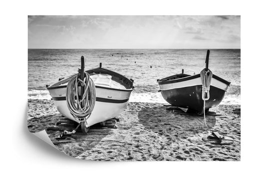 Fototapete Strand Boote