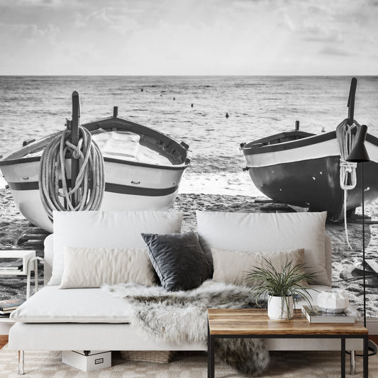 Fototapete Strand Boote