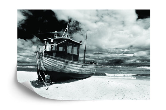 Fototapete Strand Boot