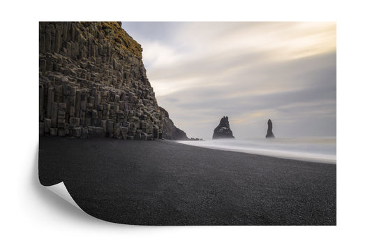 Fototapete Strand Meer Felsen